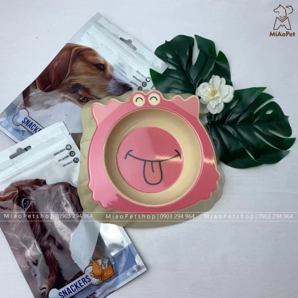 Bát ăn chó mèo trang trí hình cua xinh xắn dễ thương size M - Ảnh 3