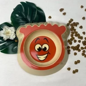 Bát ăn cho chó mèo in hình biểu cảm hài hước dễ thương size L
