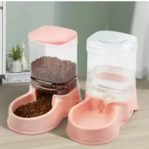 Bát ăn tự động cho chó mèo hình trụ lớn