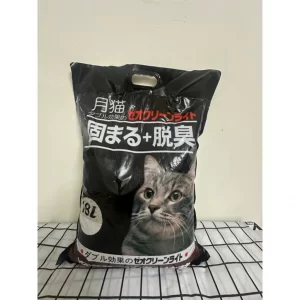 Cát Nhật đen cho mèo 18L, Cát vệ sinh cho mèo siêu khử mùi, siêu vón cục