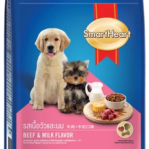 Smartheart - Puppy Beef & Milk Flavor Dành Cho Chó Con (Bao 20 gói 400g)