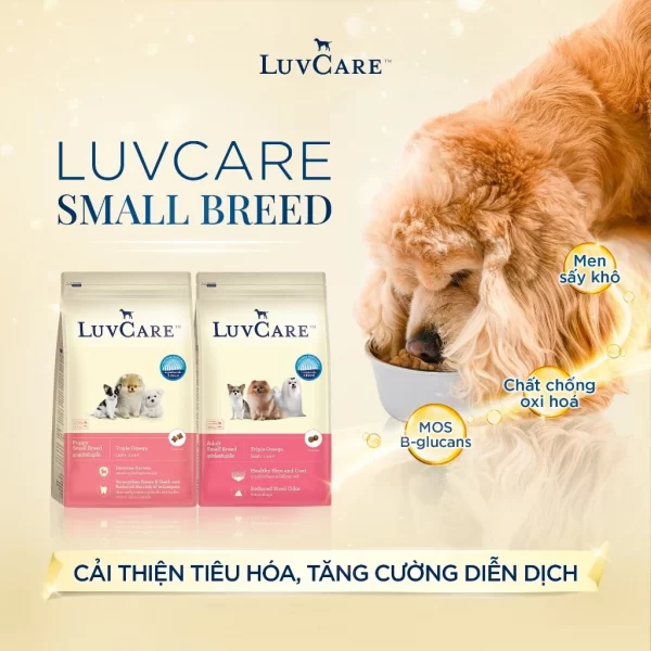 Luvcare Adult Small Breed thức ăn dành cho chó trưởng thành giống nhỏ (Túi 2kg) - Ảnh 2