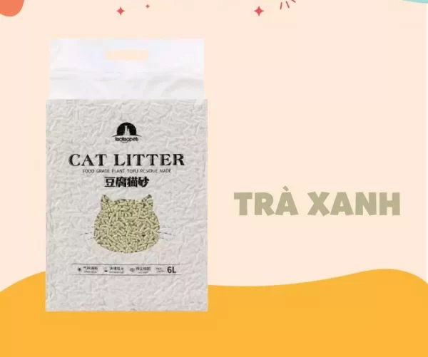 Cát Vệ Sinh Đậu Nành Cho Mèo Hãng Tofu Cat Litter Taotao Pet - Túi 6L - Ảnh 6