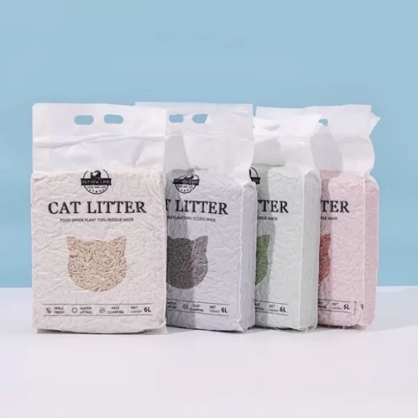 Cát Vệ Sinh Đậu Nành Cho Mèo Hãng Tofu Cat Litter Taotao Pet - Túi 6L