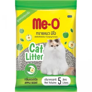 Cát Vệ Sinh Mèo Thái Lan Me-O Mùi Táo, Mùi Chanh (Túi 5 Gói 5L)