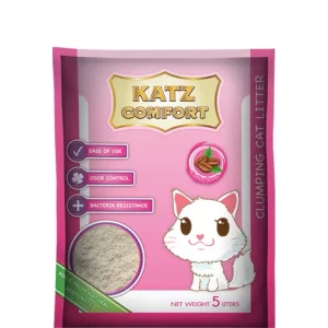 Cát vệ sinh cho mèo Katz Comfort Mùi Cafe siêu vón, khử mùi, ít bụi (Túi 3 gói 10L)