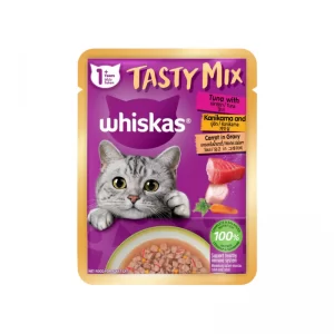 Pate Mèo Trưởng Thành Whiskas Tasty Mix 70g - Hộp 24 gói