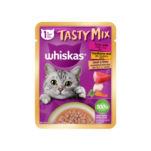 Pate Mèo Trưởng Thành Whiskas Tasty Mix 70g - Gói lẻ - Ảnh 6