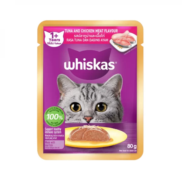Pate Whiskas Cho Mèo Trưởng Thành 80g (Hộp 28 gói) - Ảnh 7