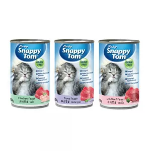 Pate Cho Mèo Con Snappy Tom Kitten  (Lon 150g) - Thùng 15 lon