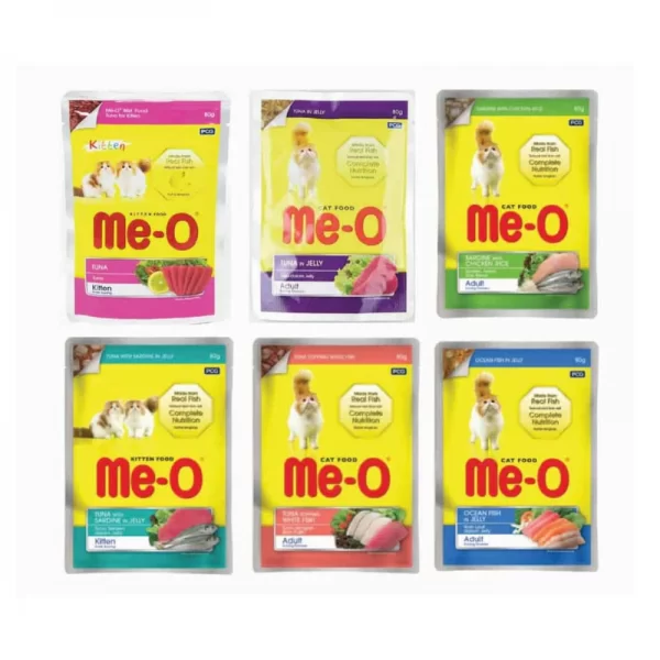Pate Me-O Cho Mèo Con Giàu Dinh Dưỡng 80g - Thùng 48 gói