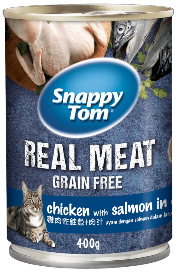 Pate Mèo Snappy Tom Real Fish - Lon 400g - Ảnh 8