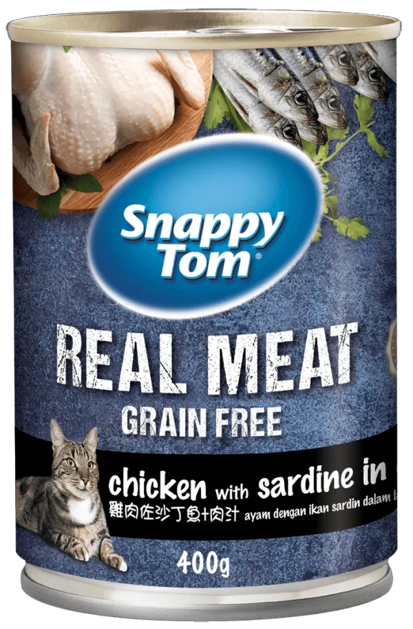 Pate Mèo Snappy Tom Real Fish - Lon 400g - Ảnh 7