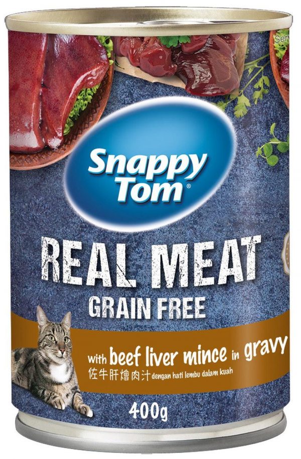 Pate Mèo Snappy Tom Real Fish - Lon 400g - Ảnh 5