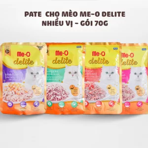Pate Cho Mèo Me-O Delite Gói 70g (Pack 12 gói)