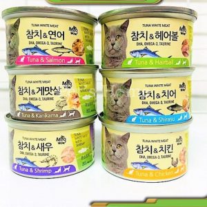 Pate cho mèo Meowow Hàn Quốc lon 80g