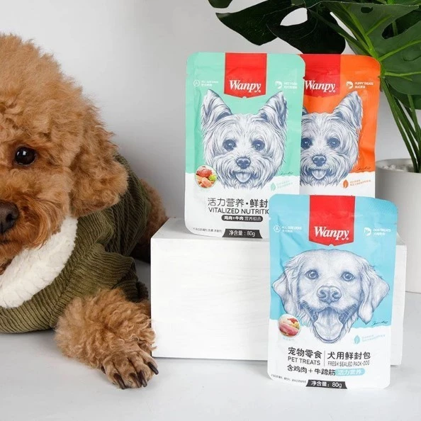 Pate Wanpy Cho Chó Gói 80g - Pate Cho Chó WANPY Từ Thịt Bò, Thịt Gà & Rau Củ - Ảnh 3