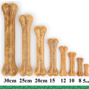 XƯƠNG DA BÒ CHO CHÓ GẶM GÓI 2 CÁI 12CM GIẢM NGỨA RĂNG, TỐT CHO NƯỚU