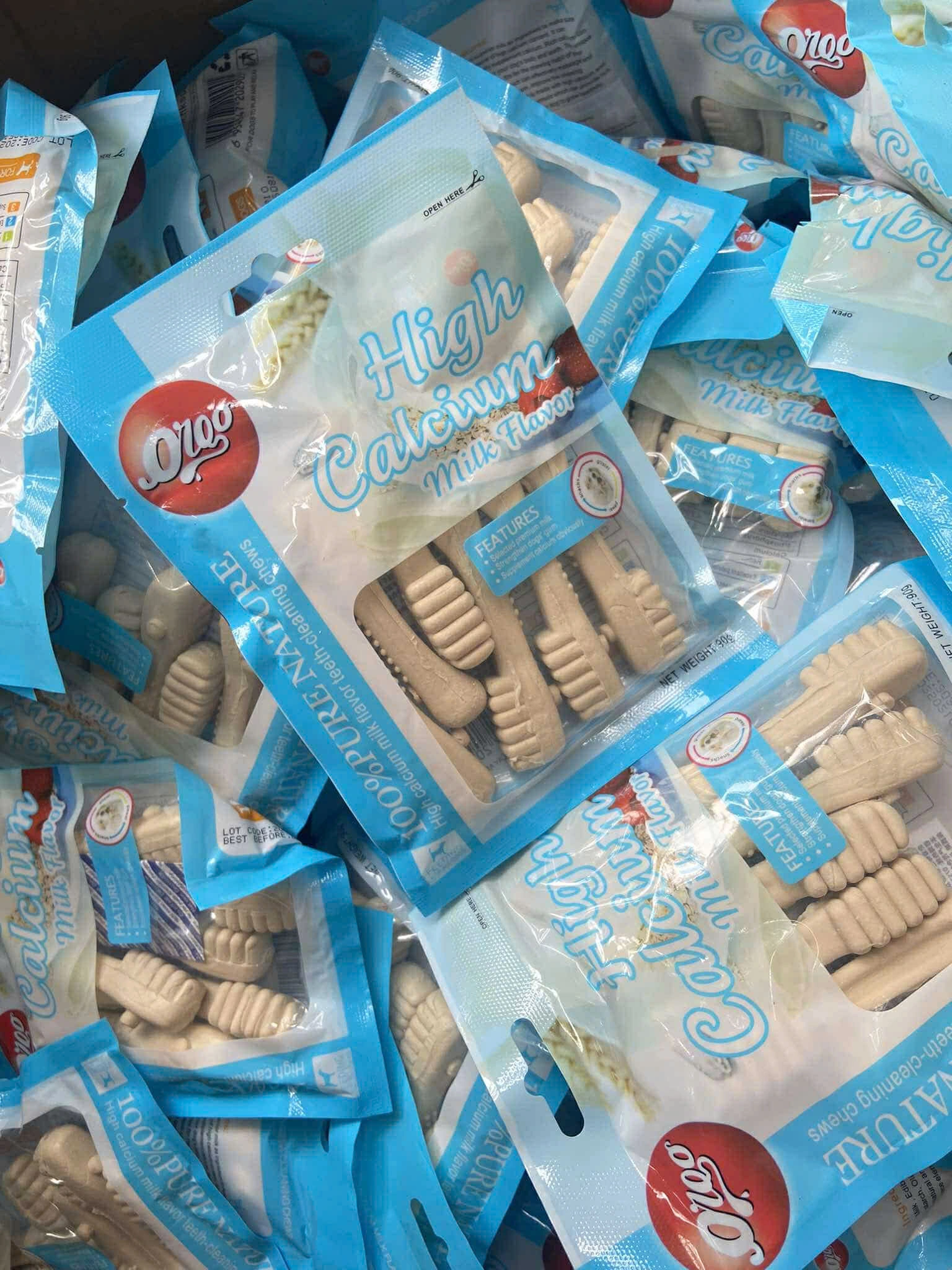 XƯƠNG GẶM ORGO SẠCH RĂNG, THƠM MIỆNG, BỔ SUNG CANXI CHO CHÓ HÌNH BÀN CHẢI 90G - Ảnh 4