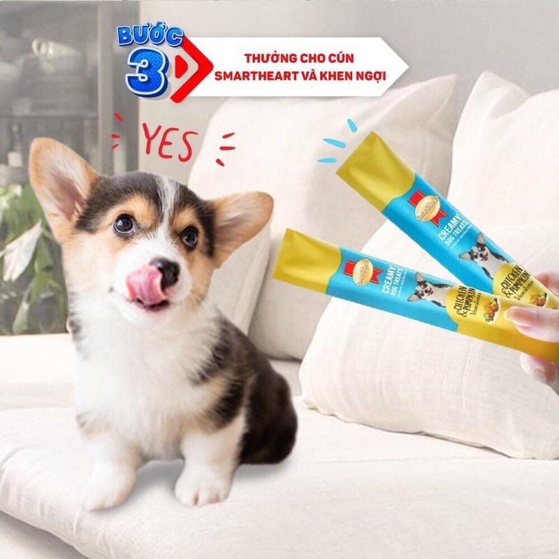 Súp Thưởng Cho Chó Súp Smartheart Creamy Dog Treats - Ảnh 3