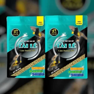 Cám Hút mật dưỡng Tài Lê, Combo 10 gói xanh, cung cấp năng lượng tự nhiên cho chim