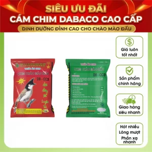 Cám Chim Chào Mào Đấu Dabaco DB-CC3 (Gói 150g) - Kích Lửa, Bền Lực, Mượt Lông