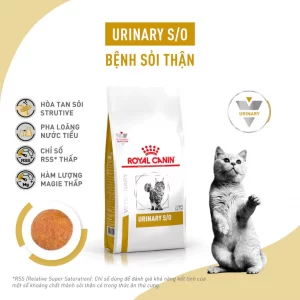 [ 400G ] Thức Ăn Mèo - Hạt Royal Canin Urinary S/O - Dinh Dưỡng Chuyên Biệt Cho Mèo Sỏi Thận